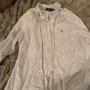 Men’s Polo Ralph Lauren button down shirt. Size XL   17 1/2 neck